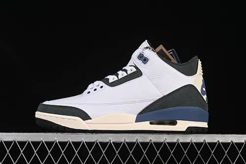 All categories Air Jordan Jordan series basketball shoes Air Jordan 3 OG version Air Jordan 3 Retro OG SP "Diffused Blue" AJ3 Joe 3 white and blue cement HV8571-100